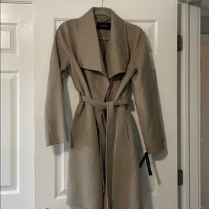 Brand new tahari wool wrap coat.